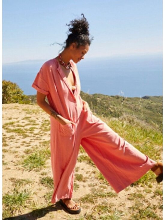 Free People Pants - Free People Beach My Go To Jumper Size Medium